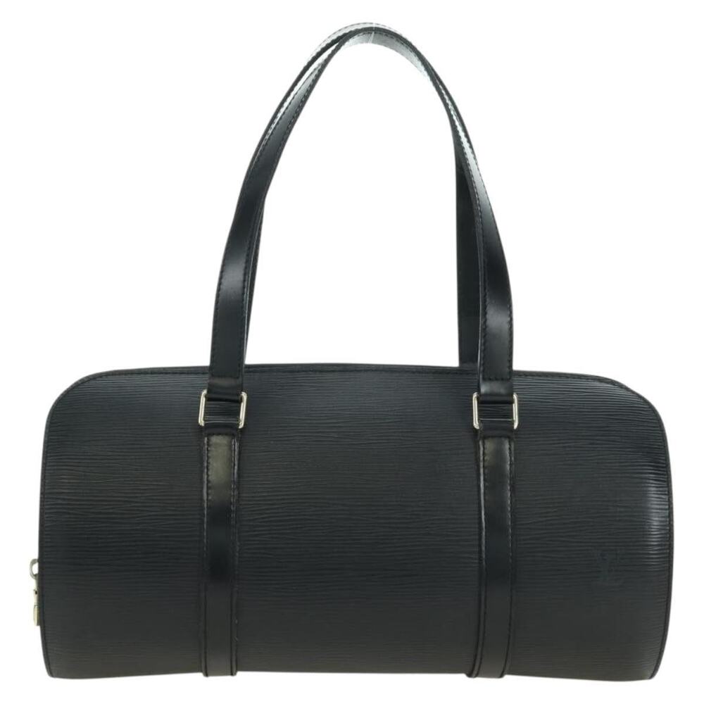 Louis Vuitton Epi Soufflot Handbag Black